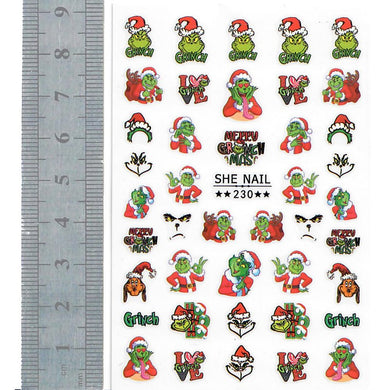 Nail Stickers - Christmas 06 (230 She Nail)