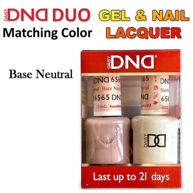 DND (6565) Gel Polish & Nail Lacquer Duo 