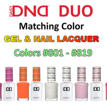 DND (801-819) Gel Polish & Nail Lacquer Duos
