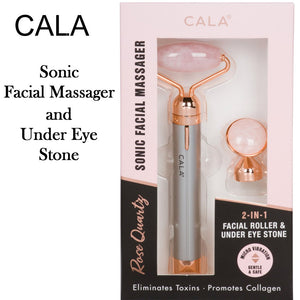 Cala Sonic Facial Massager and Under Eye Stone (67525)