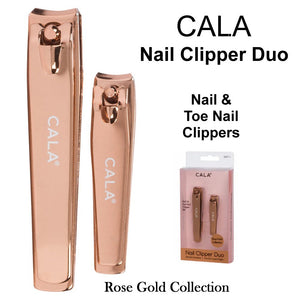 Cala Nail Clipper Duo, Rose Gold Collection (50911)