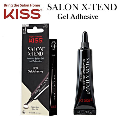 KISS Salon X-Tend LED Gel Adhesive, .34 oz (SXA01)