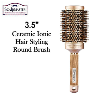 ScalpMaster Ceramic Ionic 3.5" Hair Styling Round Brush (SC9317)