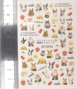 Nail Stickers - Easter (XF3090 Flower)