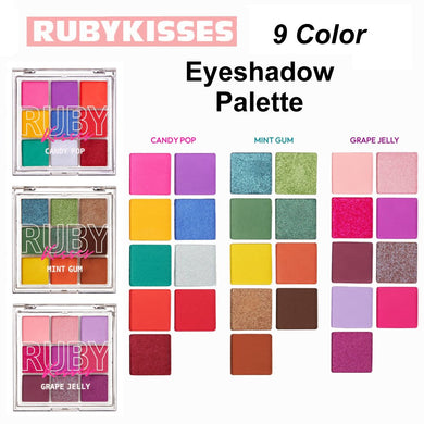 Ruby Kisses 9 Color  Eyeshadow Palette - Summer Collection