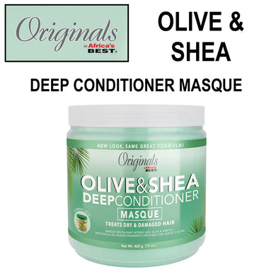 Africa's Best Originals Olive & Shea Deep Conditioner Masque, 15 oz