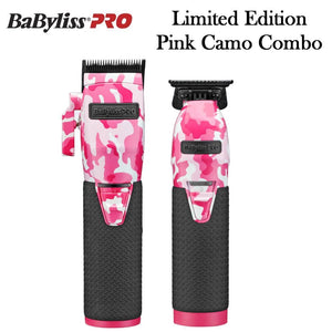 BabylissPro Limited Edition Pink Camo Collection Clipper and Trimmer