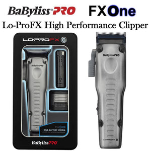 BaBylissPRO FXOne Lo-ProFX High Performance Clipper, Gray (FX829)
