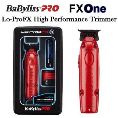 BabylissPro FXOne Lo-ProFX High Performance Trimmer, Red (FX729MR)