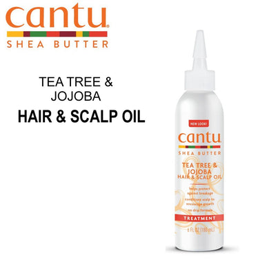 Cantu Tea Tree & Jojoba Hair & Scalp Oil, 6 oz