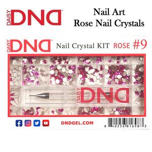 DND Nail Crystal Kit #09, Rose
