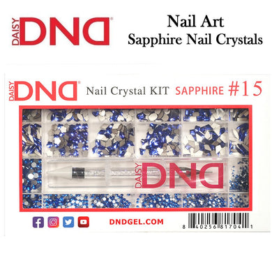 DND Nail Crystal Kit #15, Sapphire