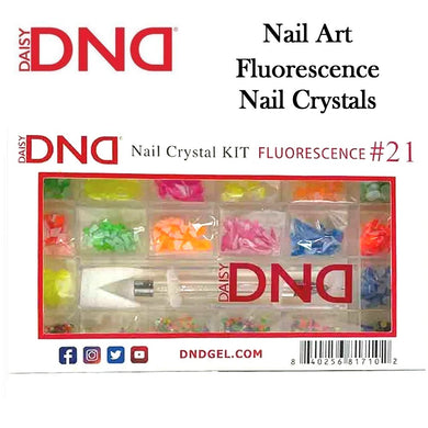DND Nail Crystal Kit #21, Fluorescence