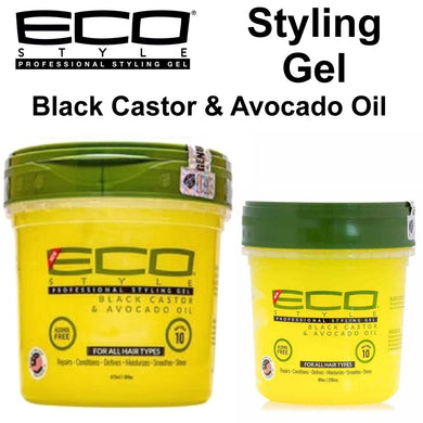 ECO Styling Gel with Black Castor and Avocado Oil