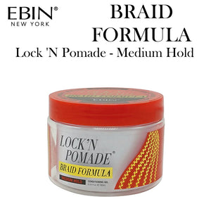 Ebin "Braid Formula" Medium Hold Lock 'N Pomade
