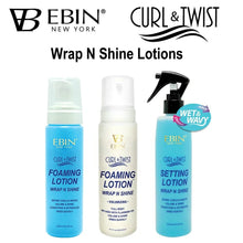 Ebin "Curl & Twist" Wrap N Shine Lotions