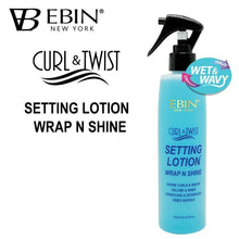 Ebin "Curl & Twist" Wrap N Shine Lotions