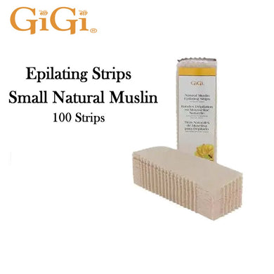 GiGi Epilating Strips, Small Natural Muslin, 1¾