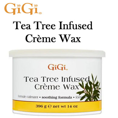 GiGi Tea Tree Infused Crème Wax, 14oz (0240)