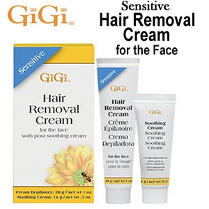 GiGi Sensitive Hair Removal Cream for the Face, 0.5 oz (0340)
