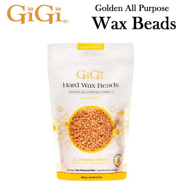 GiGi Hard Wax Beads, Golden All Purpose, 14 oz (67985)