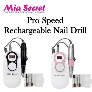 Mia Secret Pro Speed Rechargeable Nail Drill (Black or Pink)