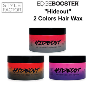 Edge Booster "Hideout" Hair Color Wax - 2Colors, 5.4 oz