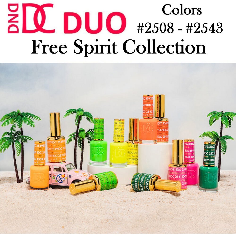 DND DC (2508-2543) Gel Polish & Nail Lacquer Duos 