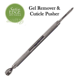 Satin Edge Gel Remover & Cuticle Pusher (SE-2120)