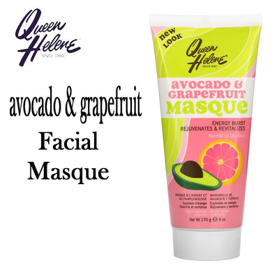 Queen Helene Avocado & Grapefruit Masque, Facial Masque 6oz