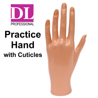 DL Professional Practice Hand with Cuticled Fingers (HAND-1)