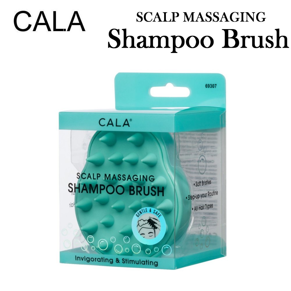 Cala Scalp Massaging Shampoo Brush (69307) [mint color]