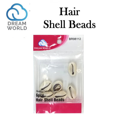 Dream World Hair Shell Beads, 6 pieces (BR98112)