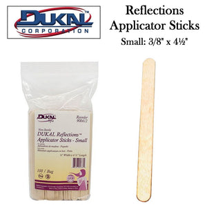Dukal Wood Applicator, Small 3/8" x 4.5", Pack of 100 (900412)