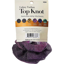 Red by Kiss "Galaxy" Top Knot Turban - Purple (HQ66)