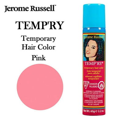 Jerome Russell TEMP'RY Temporary Hair Color, Pink, 2.2 oz