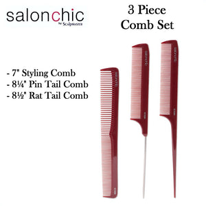 Salon Chic 3 Piece Comb Set (SC9289)