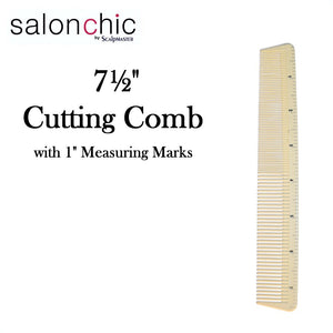 Salon Chic 7.5" Cutting Comb with 1" Measuring Marks (SC9273)