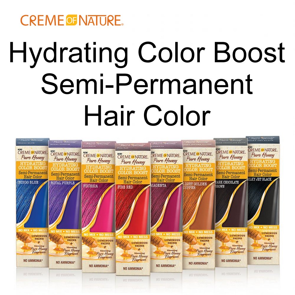 Creme of Nature Pure Honey Hydrating Color Boost Semi-Permanent