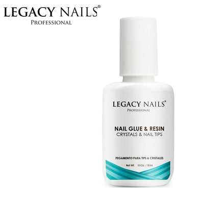 Legacy Nails - Nail Glue and Resin, 0.5 oz
