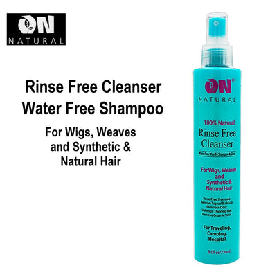 On Natural Rinse Free Cleanser - Water Free Shampoo, 8 oz