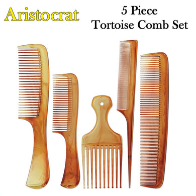 Aristocrat 5 Piece Tortoise Comb Set (AR-38)