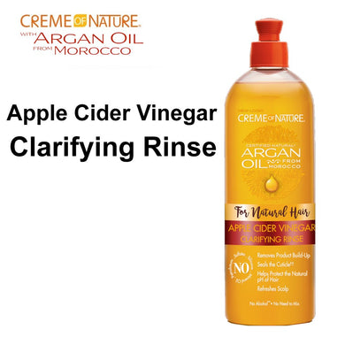 Creme of Nature with Argan Oil - Apple Cider Vinegar Clarifying Rinse, 15.5 oz