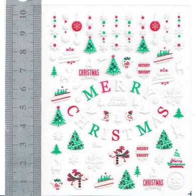 Nail Stickers - Christmas 04 (CY-019 Pop Finger)