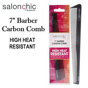 Salon Chic 7" Barber Carbon Comb (SC9176)