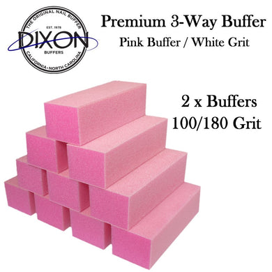 Dixon 3 Way Buffer - Pink with White Grit