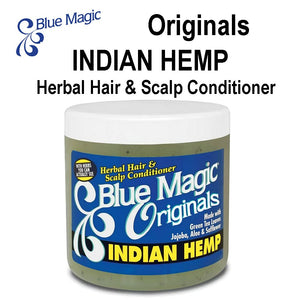 Blue Magic Indian Hemp Herbal Hair & Scalp Conditioner, 12 oz
