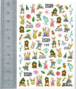 Nail Stickers - Easter (109 Peter Rabbit)
