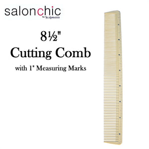 Salon Chick 8.5" Cutting Comb with 1" Measuring Marks (SC9274)