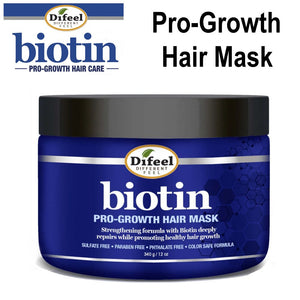 Difeel Biotin Pro-Growth Hair Mask, 12 oz